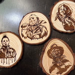 Horror Wood Coasters