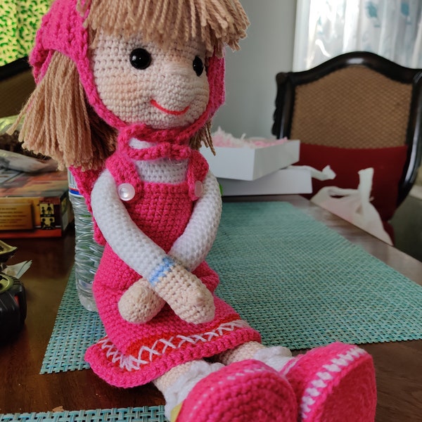 Handcrafted Masha Crochet Doll: A Beautiful Tribute to Masha and the Bear