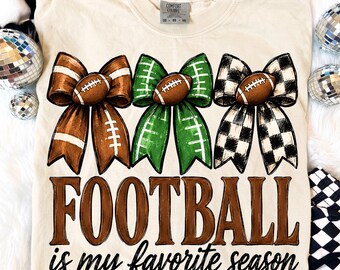 Football ist meine Lieblingsjahreszeit (PNG), Spieltags-Sportdesign, digitale Sublimationsdatei