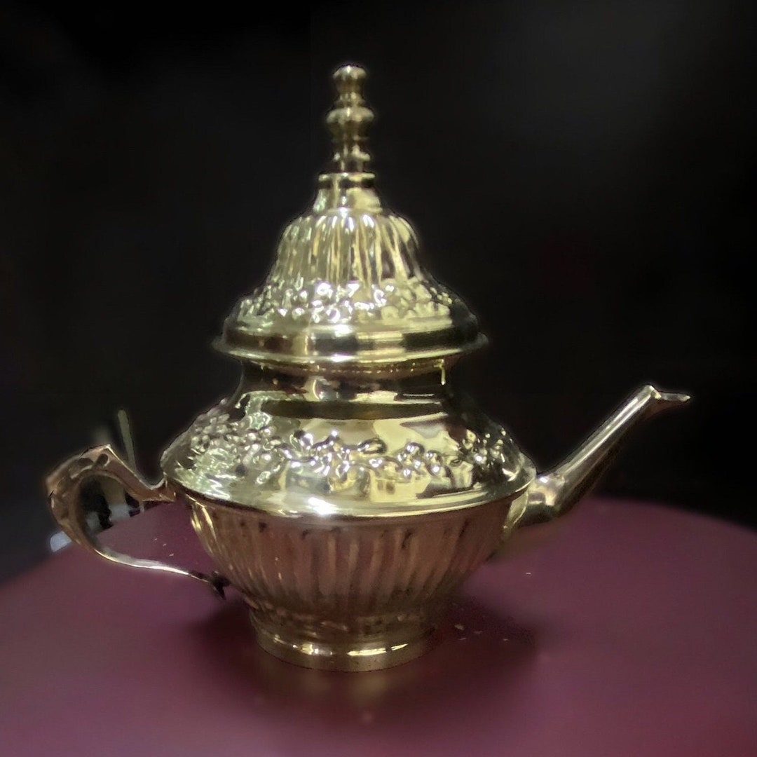 Brass/copper Teapot Egyptian Made Etsy