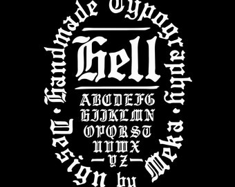 MK-HELL Typeface
