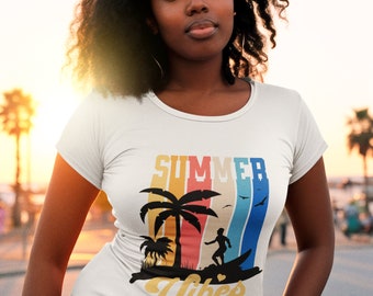 Summer Vibes T-Shirt / Unisex T-Shirt / Summer Shirt / Surf Shirt