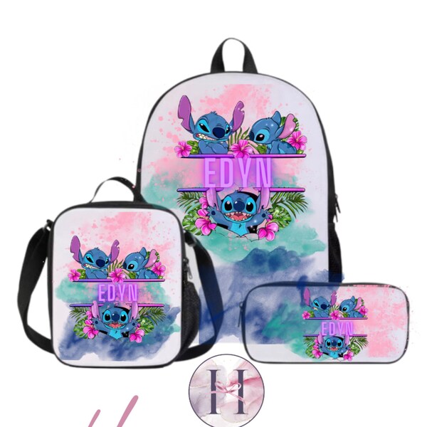 Sublimation Backpack, Lunchbox, and Pencil Case Sets