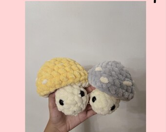 Handmade Cute Crochet Mushroom Pop
