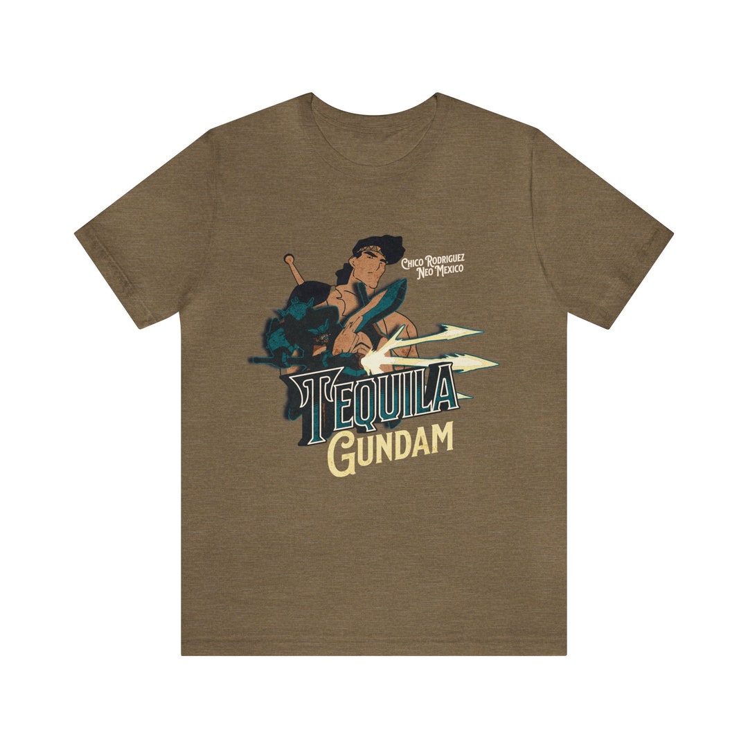 Tequila Gundam G Gundam Anime Christmas Gift Short Sleeve Tee Etsy