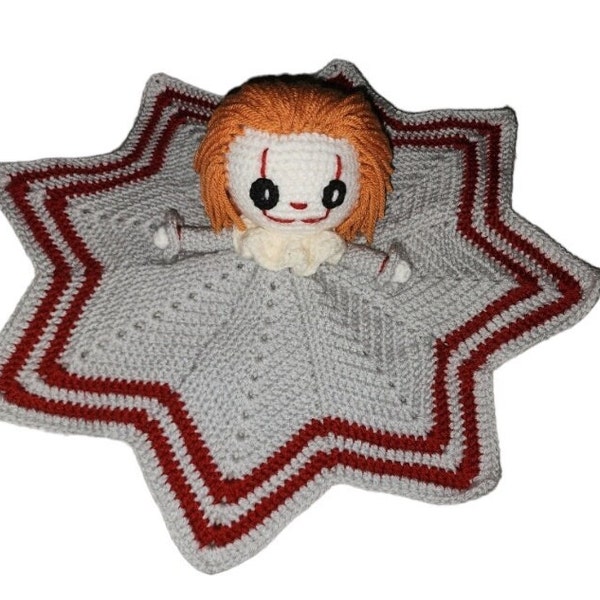 Crochet Killer Clown Lovey Pattern