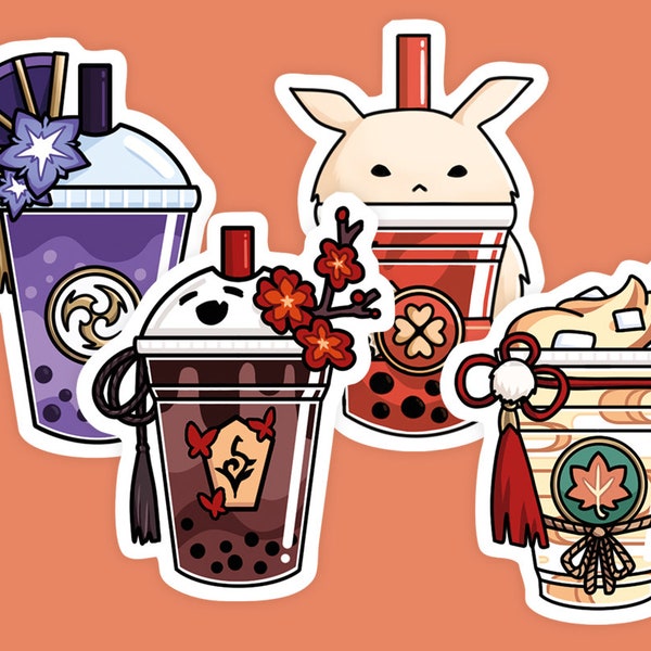 Bubble Tea Genshin Etsy