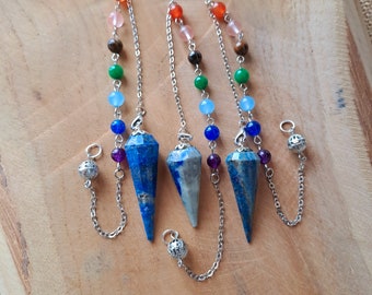 Pendule Lapis Lazuli 7 Chakras