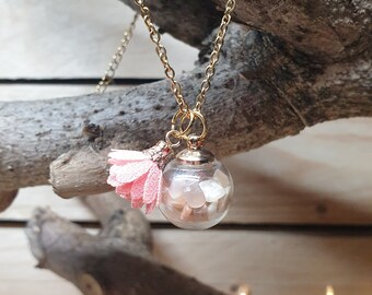 Collier pendentif pierre naturelle