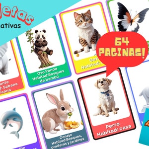 cartas educativas de animales para niños
