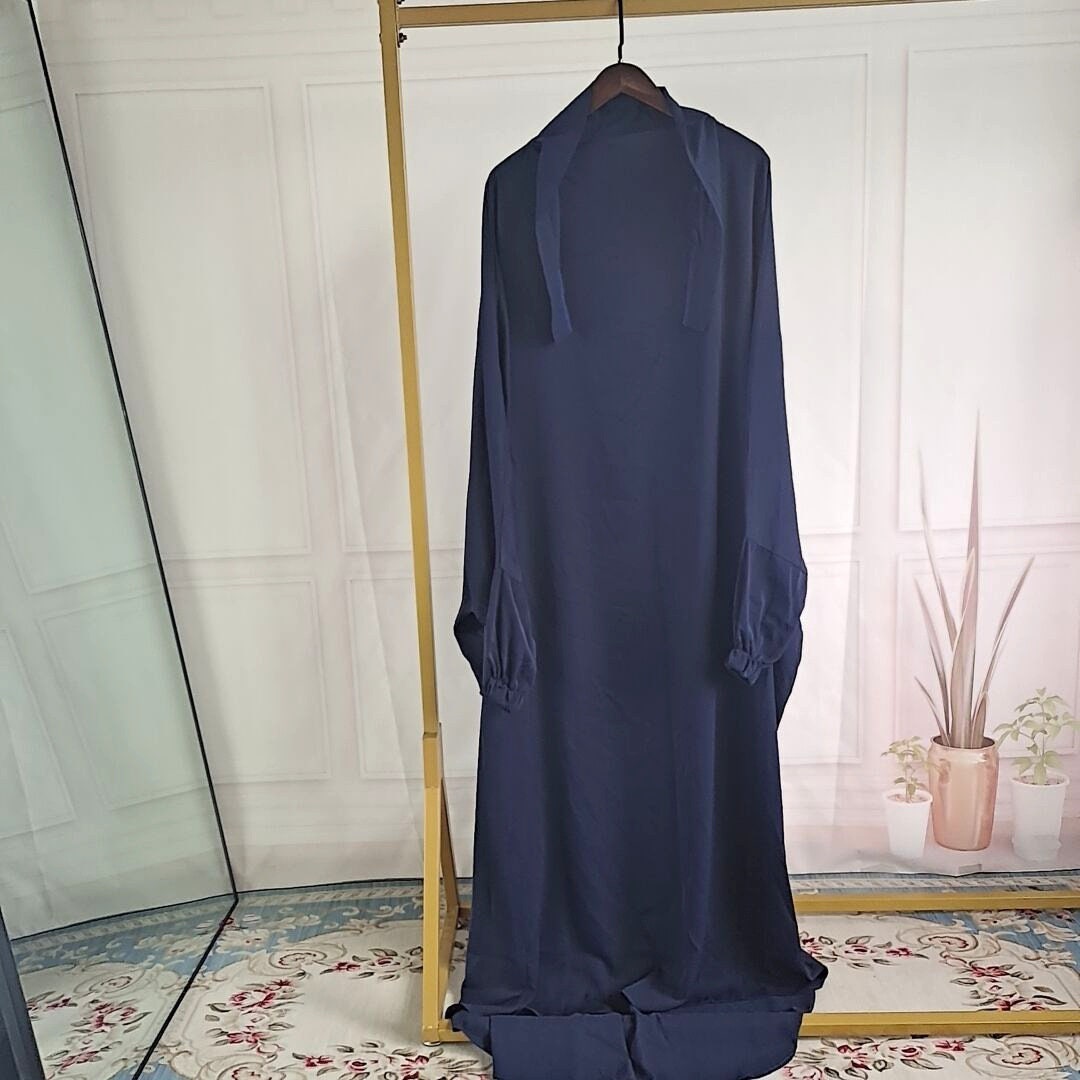 Long Sleeve Maxi Muslim Jilbab Abaya Dubai Prayer Dress - Etsy