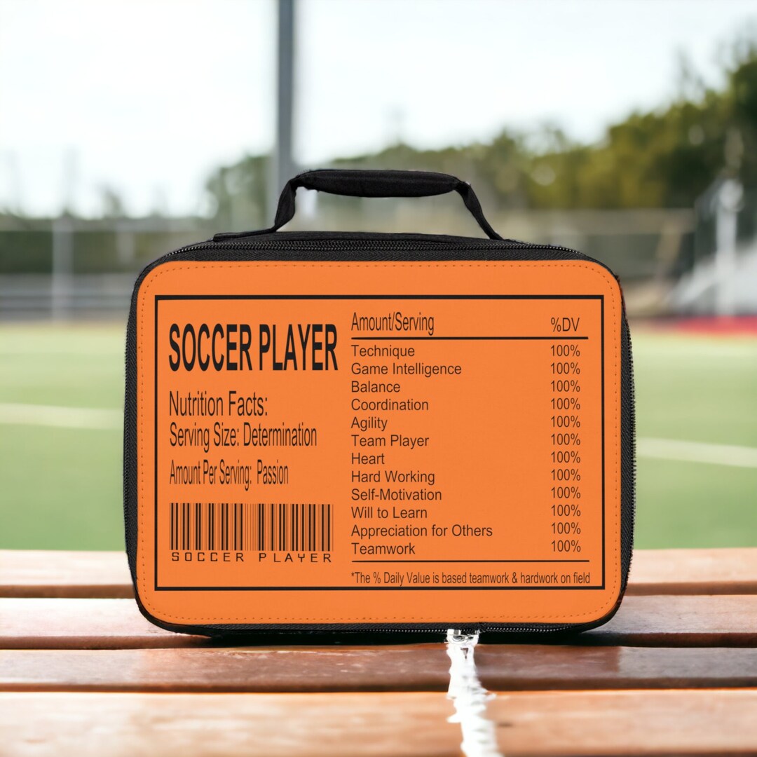 Soccer Lunch Bag School Lunch Bag Back to School School Etsy
