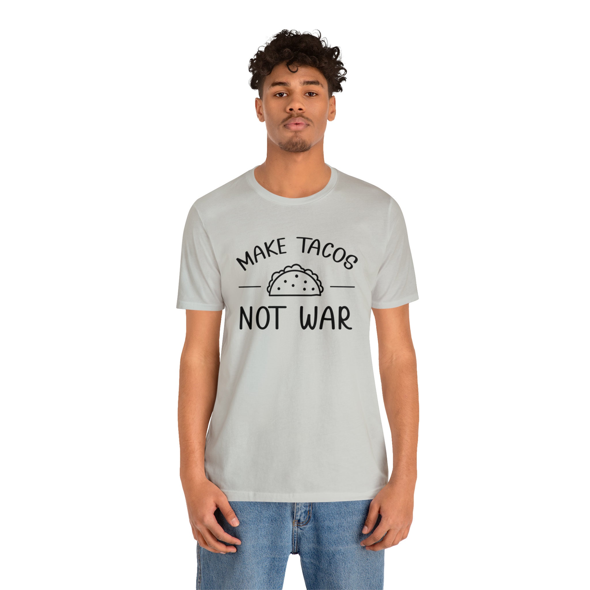 Men’s Premium Hoodie - Make Tacos Not War (White Logo) main image 0