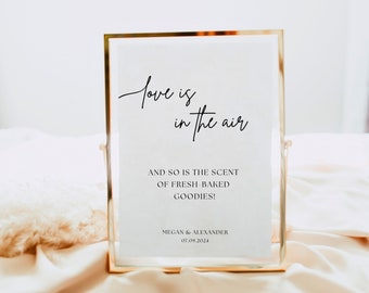 Wedding Reception Dessert Sign | Dessert Table Sign | Modern Minimalist Wedding Sign | Bridal Shower | Dessert Bar Sign | Instant Download