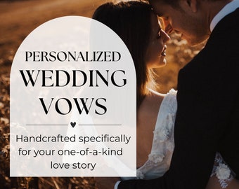 Writing Your Wedding Vows | Custom Wedding Vows | Vow Writer | Wedding Vow Help | Bride Vows, Groom Vows | Personalized Vows | Ghost Writing