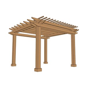 12&#39;x12&#39; BACKYARD PERGOLA PLANS: diy/ Step by step guide + Materials list/ Purgola plans