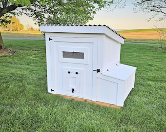 Chicken Coop Plan for 3-5 chickens/ small flock chicken coops / diy / Step by step guide