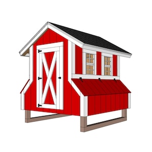 CHICKEN COOP PLANS + Material List / diy / Step by step guide / with storage compartment