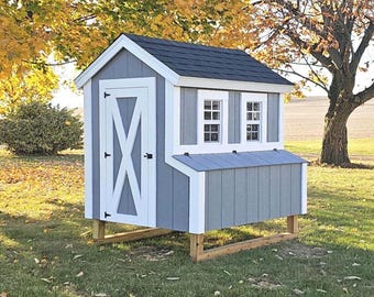 CHICKEN COOP PLANS. Detailed Instructions with Material List / Step by step guide / diy chicken coop