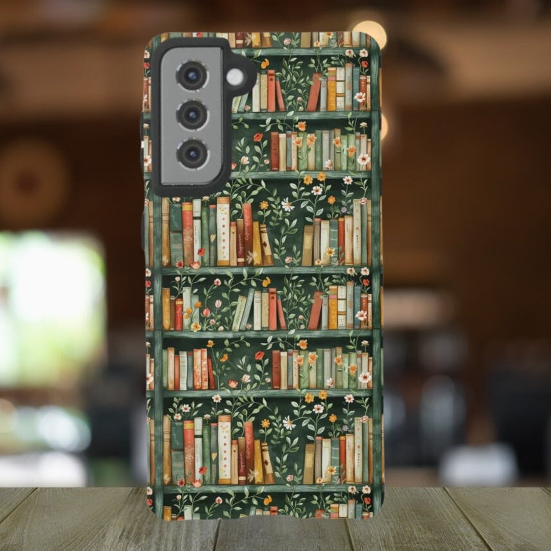 Cottagecore, Cottagecore Phone Case, Book Lover, Book Reader Case