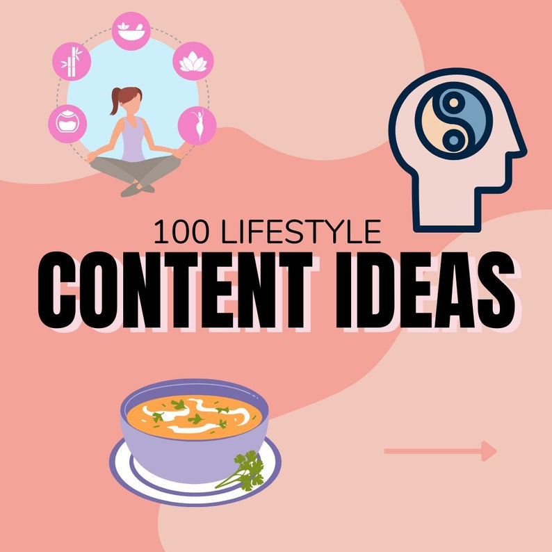 100 Content Ideas for Lifestyle Content Creators! - Etsy