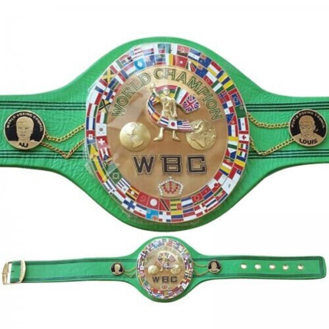 WBC World Boxing Champion Title Belt Original Leather 3D - Etsy
