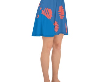 KDPF Braveheart Orange Splat Skater Skirt