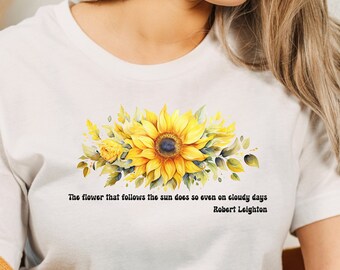 Sonnenblumen, Shirt, Blumen T-Shirt, Boho Sonnenblumen Floral Natur Shirt, Blumen Tee, Grafik Tee