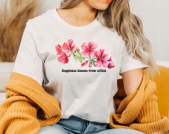 Flowers, Shirt, Flowers T-Shirt, Boho flowers, Floral Nature Shirt, flower Tee, Graphic Tee