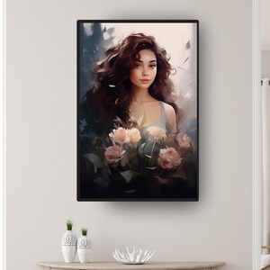 Digital Print | Watercolor Poster | Watercolor Art | Room Wall Art | Room Wall Decor|Bedroom Decor |Living Room Decor|Watercolor Flowers Art