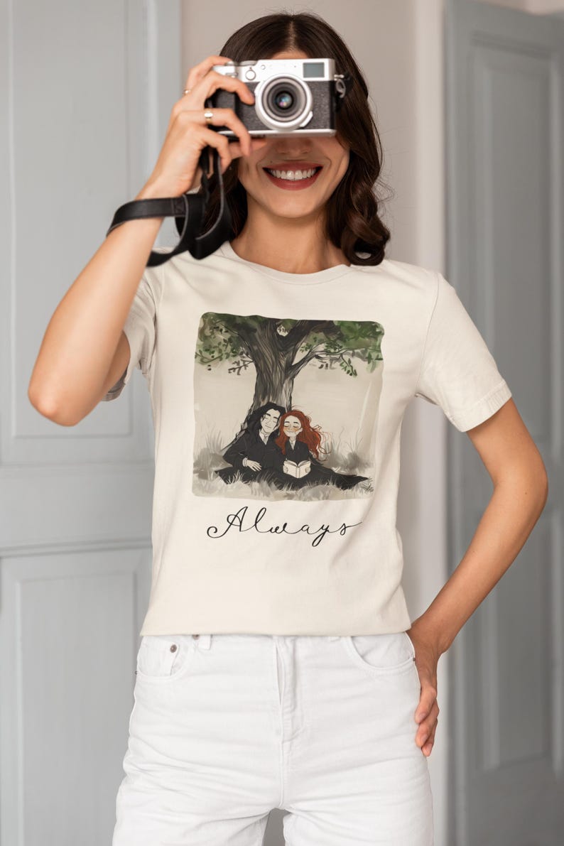 Literary Love Graphic Tee | Bookish Romance Shirt Natural
