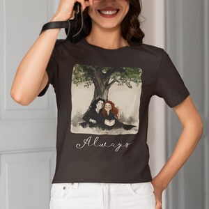 Literary Love Graphic Tee | Bookish Romance Shirt Brown