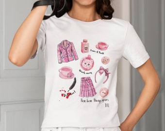 Pink Kitten Magic T-Shirt | Whimsical Wizardry Design