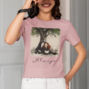 Literary Love Graphic Tee | Bookish Romance Shirt Orchid