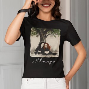 Literary Love Graphic Tee | Bookish Romance Shirt Black