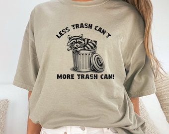 Racoon Funny Shirt, Cute Animal Tee, Graphic T-Shirt, Novelty Shirt, Unique Gift, Casual Top, Nature Lover Shirt
