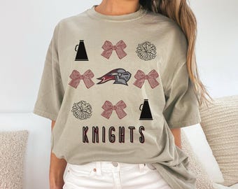 Knights Bow Shirt, Knights Shirt, Knights Mascot, Go Knights, Knights Football, Knights Sweatshirt, Knights Tshirt, Knight Football, Knight