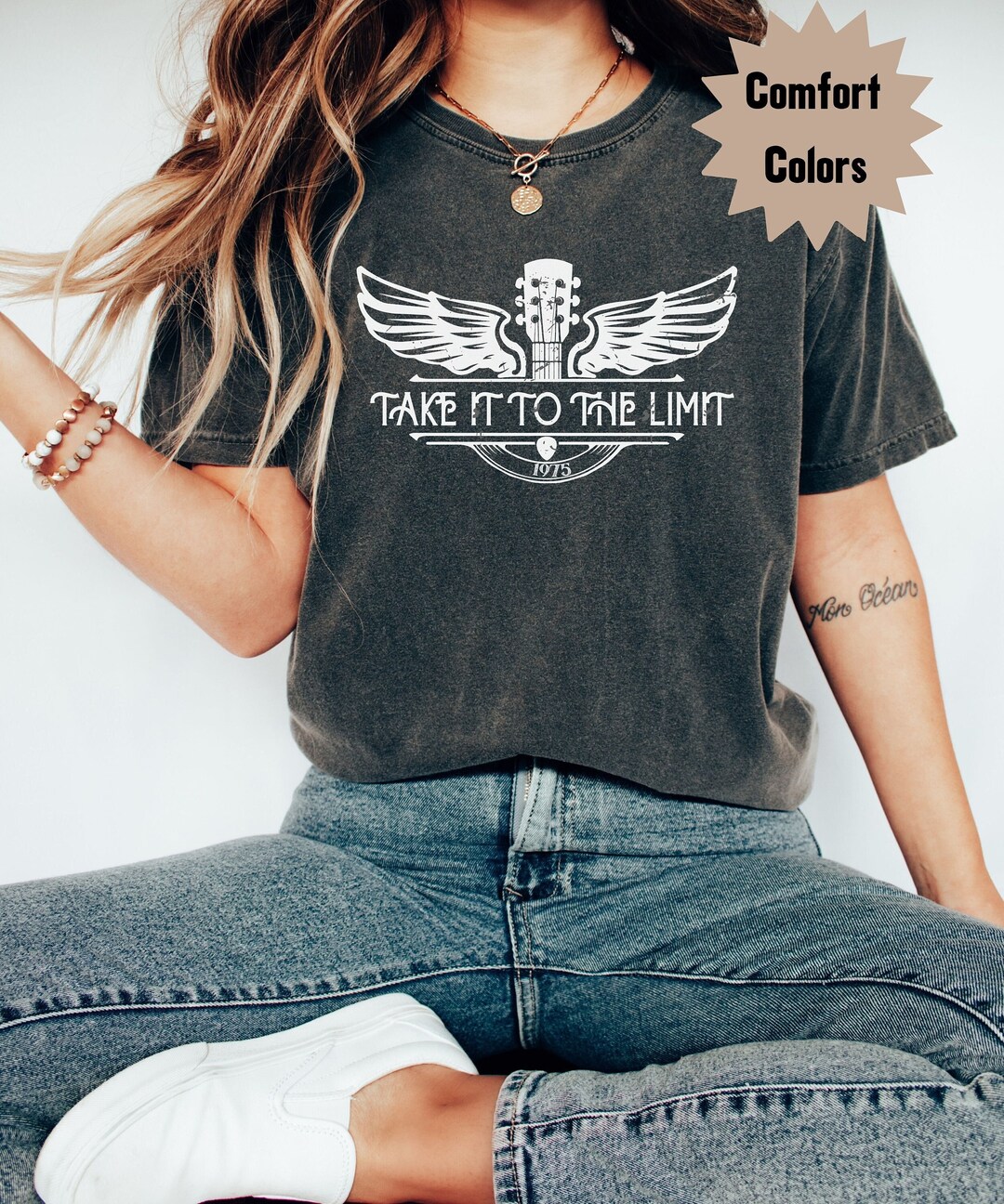 Take It to the Limit Shirt Comfort Colors Vintage T-shirt 