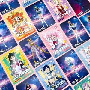 Cartes d'anime Sailor Moon – Plus de 40 cartes à collectionner (état neuf/presque neuf, occasion) | Cadeau fille magique
