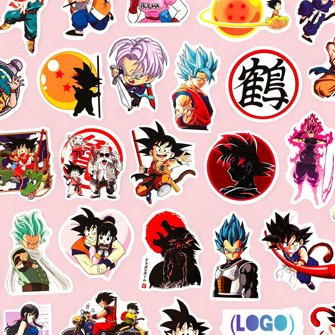 Goku Sticker Chart DBZ Goku-inspired Stickers – Waterproof Anime Stickers | Super Saiyan ...