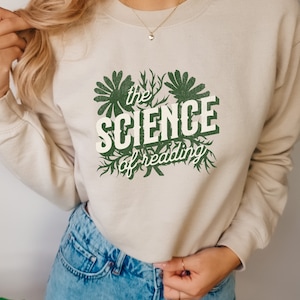 Camicia Scienza della Lettura / Camicia Insegnante di Lettura / Camicia Insegnante di Educazione Speciale / Camicia Phonics / Felpa Girocollo Insegnante / Maglione