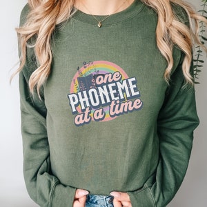 Camicia Scienza della Lettura / Camicia Insegnante di Lettura / Camicia Insegnante di Educazione Speciale / Camicia Phonics / Felpa Girocollo Insegnante / Maglione