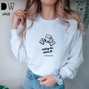 Math Teacher Shirts | Special Education Shirt | Math Crewneck | Mathematics Pullover | Teacher Sweatshirt | Long Sleeve | Puzzle Sweater