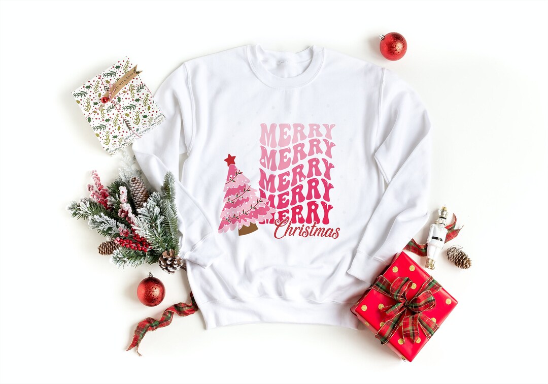 Unique Christmas Sweater for a Stylish Holiday Christmas Sweatshirt for ...