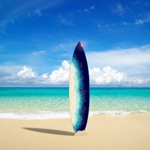 6&#39; Ocean Surfboard with Epoxy Resin Waves