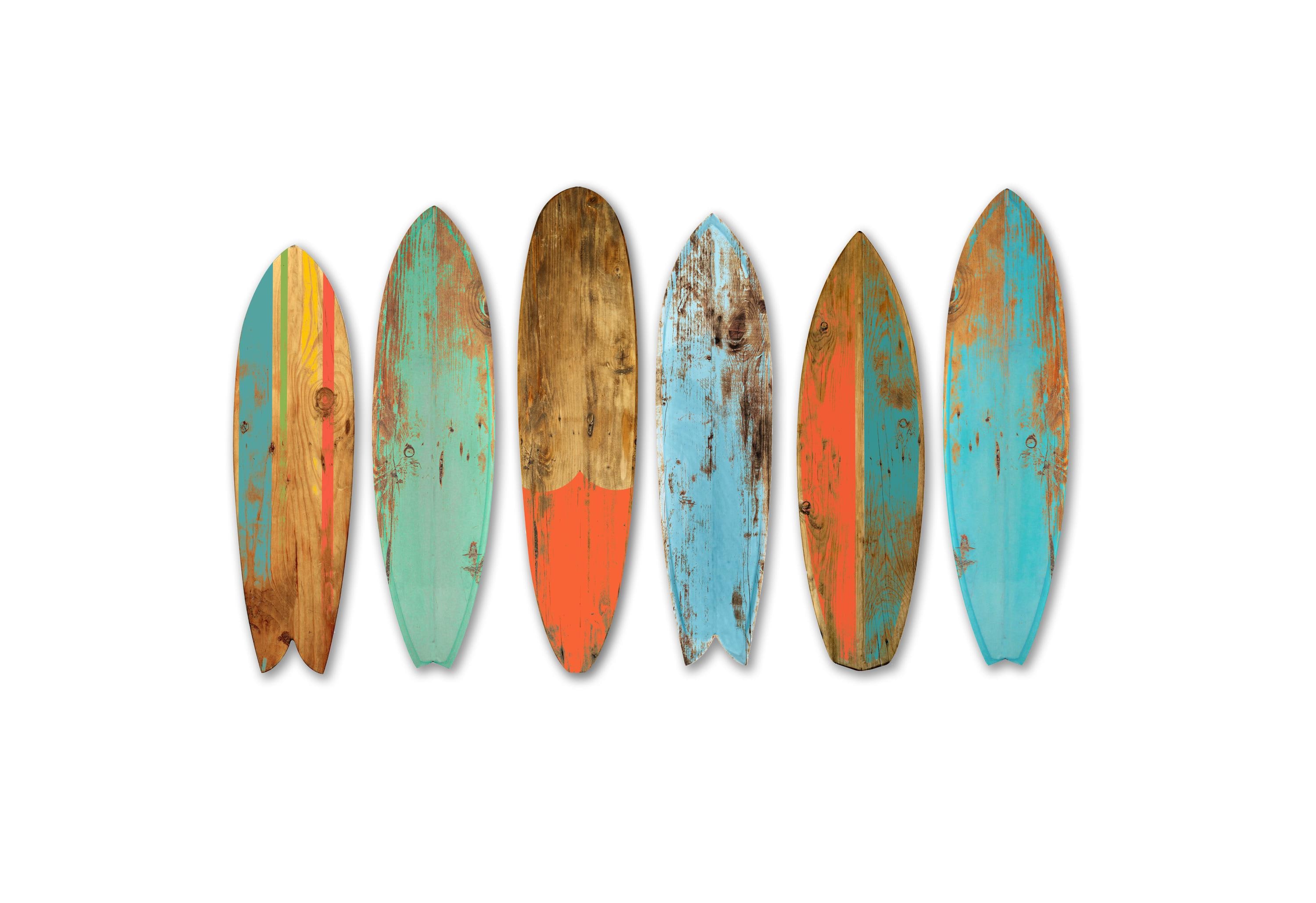 Rustic Wood Surfboards, Vintage Surf Art - Etsy