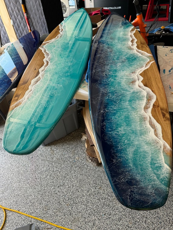 6' Ocean Surfboard With Waterfall Edge - Etsy