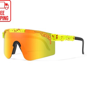 Premium Pit Viper Sports Sunglasses / UV400 Anti-UV Protection / Men and Women / Ideal Eyewear for Outdoor Sports image 10