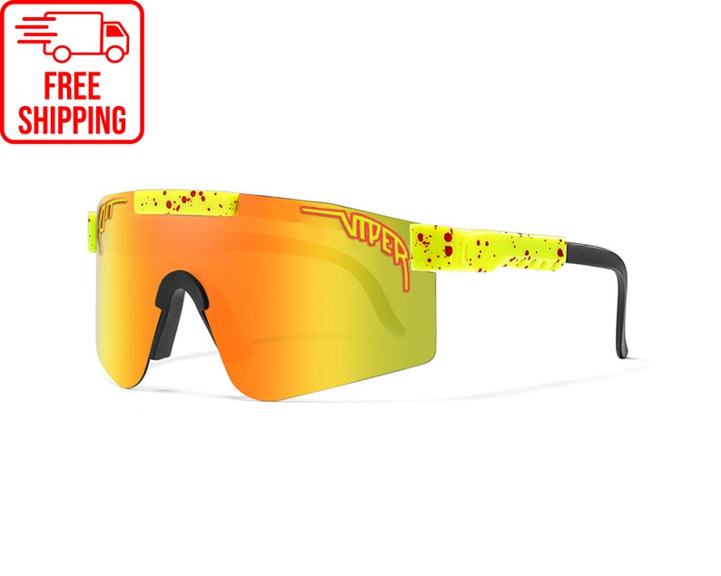 Premium Pit Viper Sports Sunglasses / UV400 Anti-UV Protection / Men and Women / Ideal Eyewear for Outdoor Sports image 10
