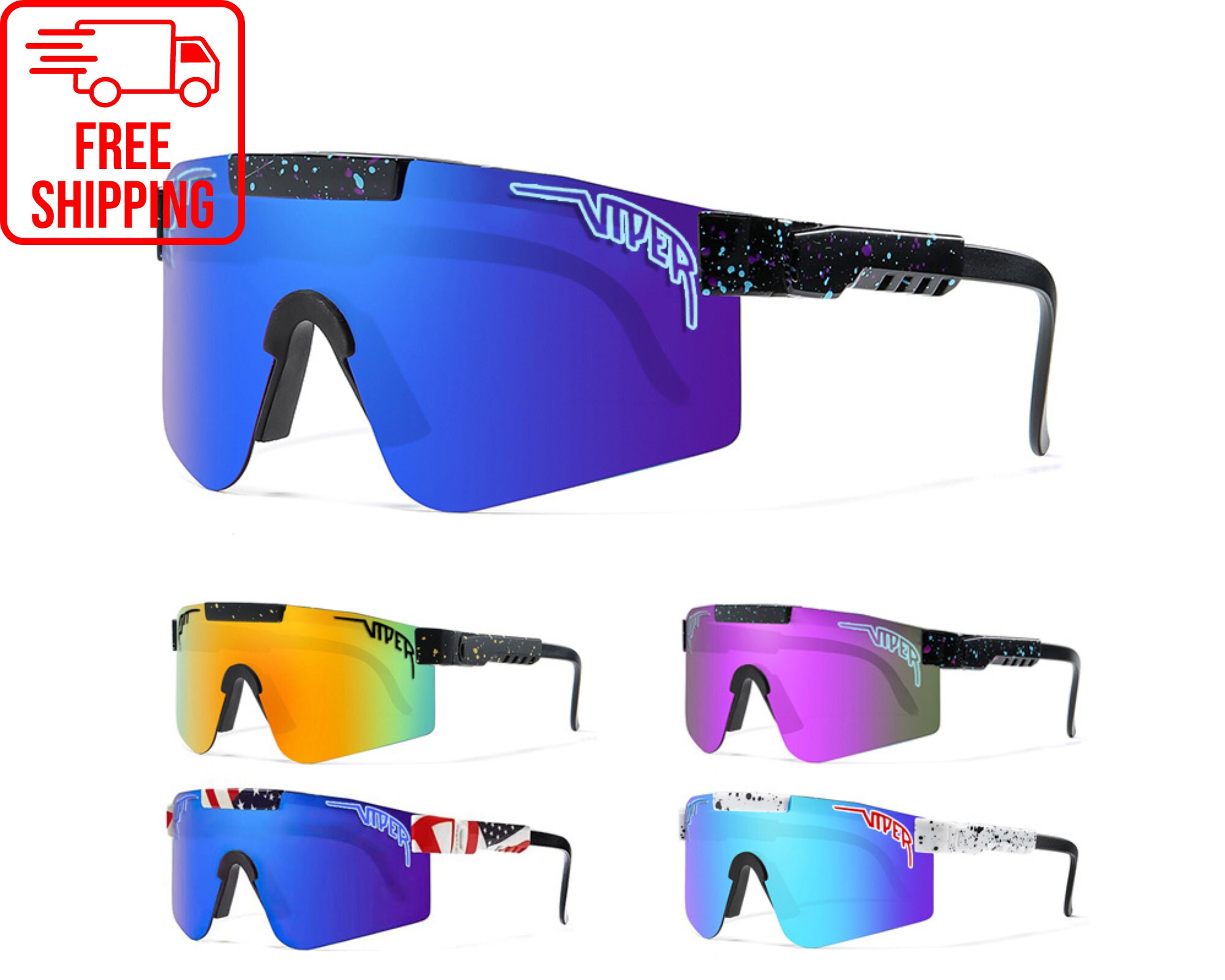 Premium Pit Viper Sports Sunglasses / UV400 Antiuv Protection / Men